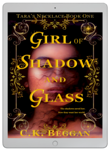 Girl of Shadow and Glass iPad Cover