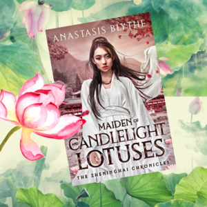 Maiden of Candlelight and Lotuses Cover With Background